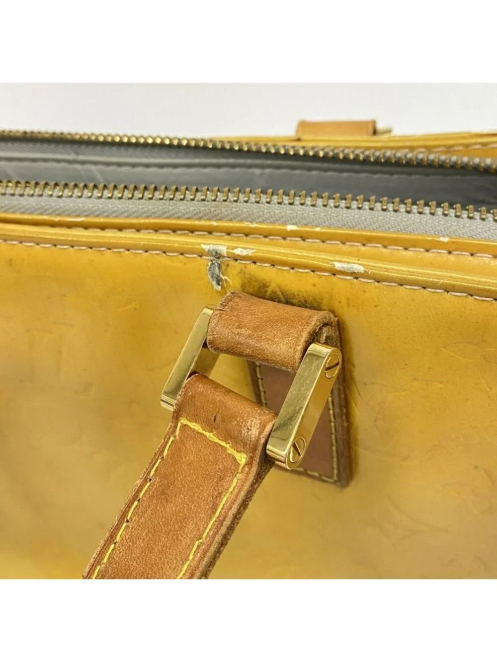 Louis Vuitton Tote Vernis Columbus Gray